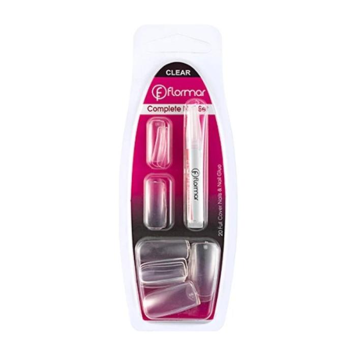 Flormar Complete Naıl Kıt-Takma Tırnak Seti / Clear