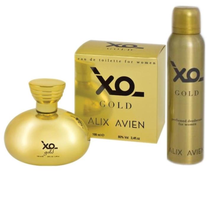 Xo Gold Bayan Parfüm Set 100 Ml Edt + 125 Ml Deodorant